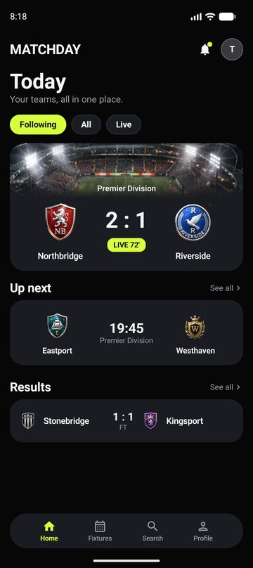 MATCHDAY Today, Northbridge leading Riverside 2 to 1